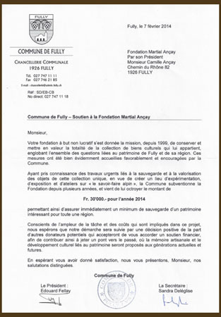 lettre de la cummune